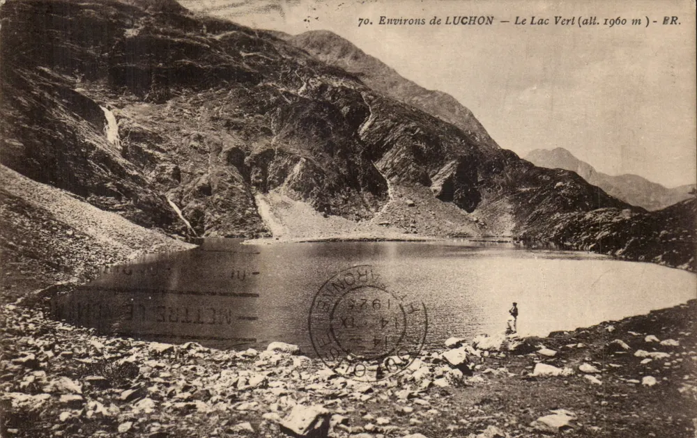 Environs de LUCHON — Le Lac Vert (alt. 1960 m) — ER. - Frente