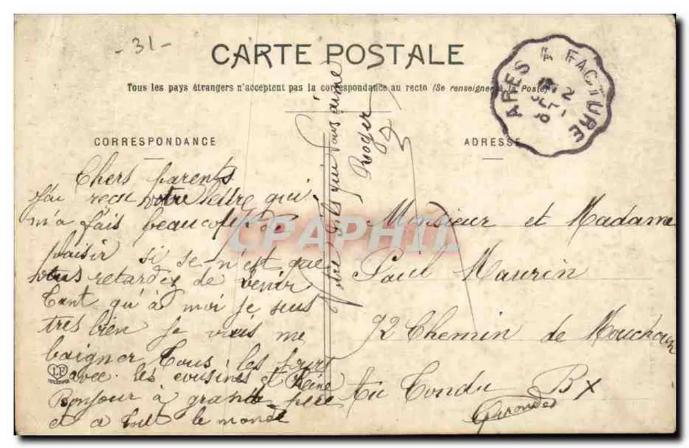 Lucion - Die Tonnoucle der Chèvrière und der Harne — anonymer Verleger, n° 43 - Rückseite