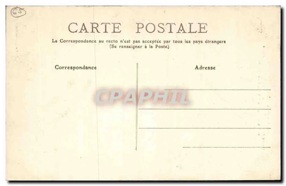 Die Pyrenäen — 46 — Cauterets — Route de Pierrefitte-Cauterets — Brücke von Secours und Pic du Páguère (Höhe 920-2050) — Verlag, Cauterets - Rückseite