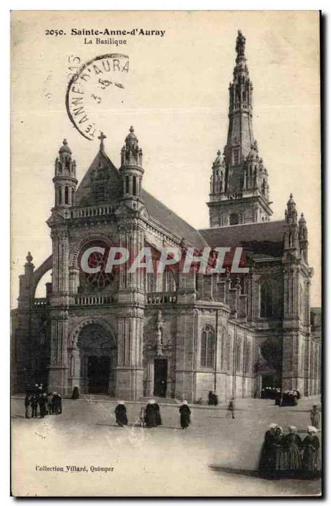 Sainte-Anne-d'Auray — Bazylika — Kolekcja Villard, Quimper - Awers