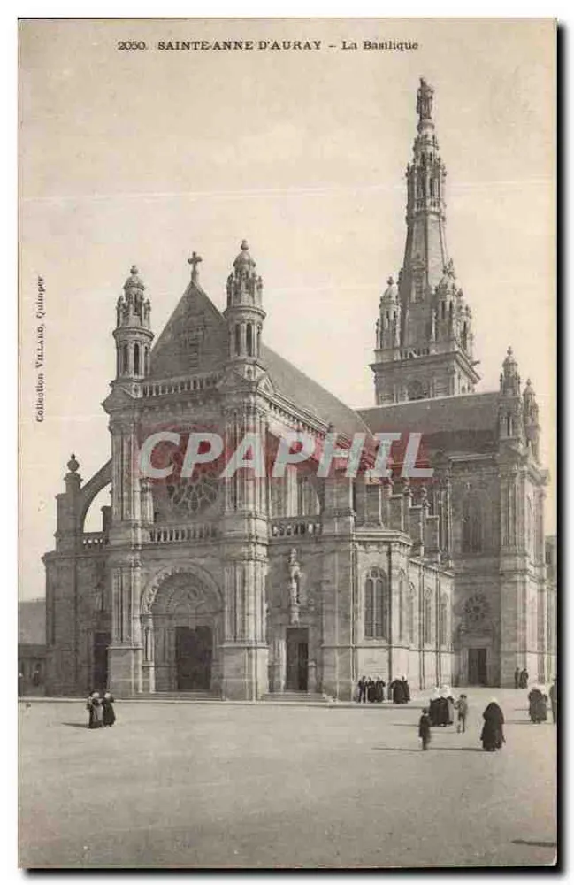 Sainte-Anne-d'Auray — A Basílica — Coleção Villand, Quimper - Frente