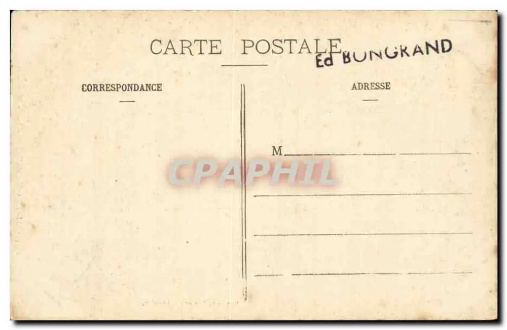 Sainte-Anne-d'Auray — Estátua Milagrosa — Ed. Bunggrand n°2985 - Verso