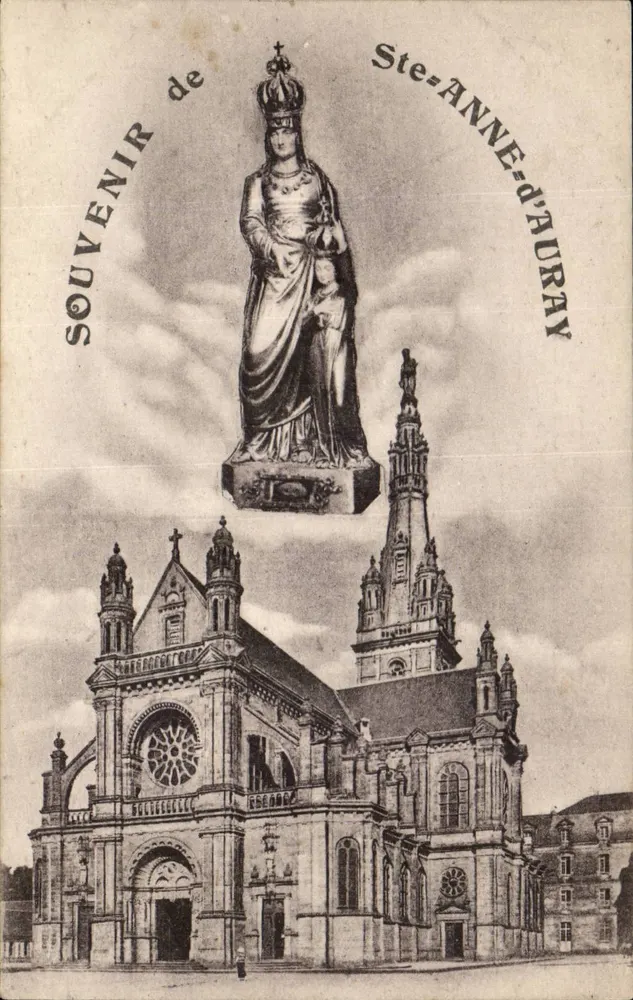 Estátua de Santa Ana de Auray — editor Ed Bongrand - Frente