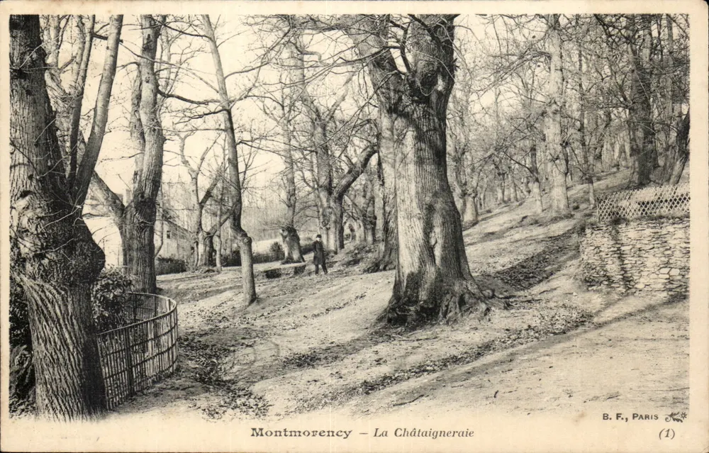 Montmorency – La Châtaigneraie — B. F., Parigi (1) - Recto