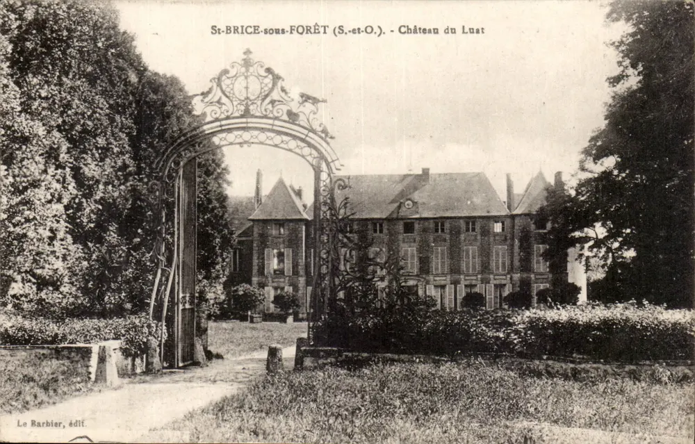 St-BRICE-sous-FORÊT (S.-et-O.) — Castelo do Lust — Le Barbier, editor - Frente