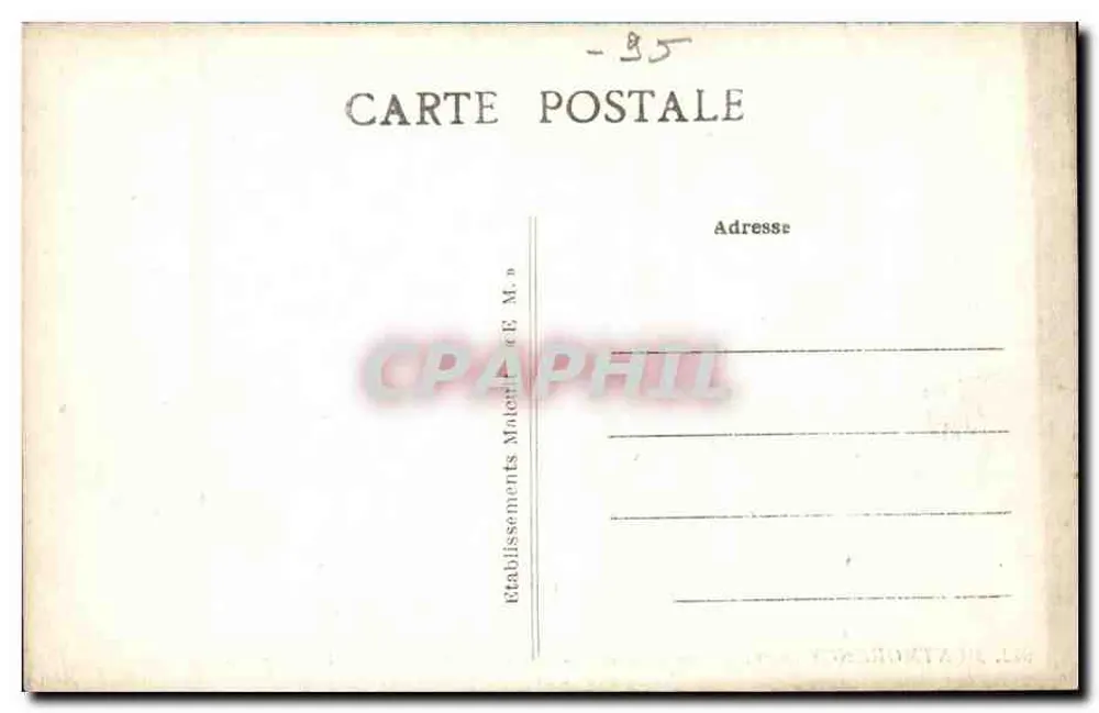 Montmorency S.-et-O. — Der alte Brücke der rue des Granges — E.M. n°642 - Rückseite