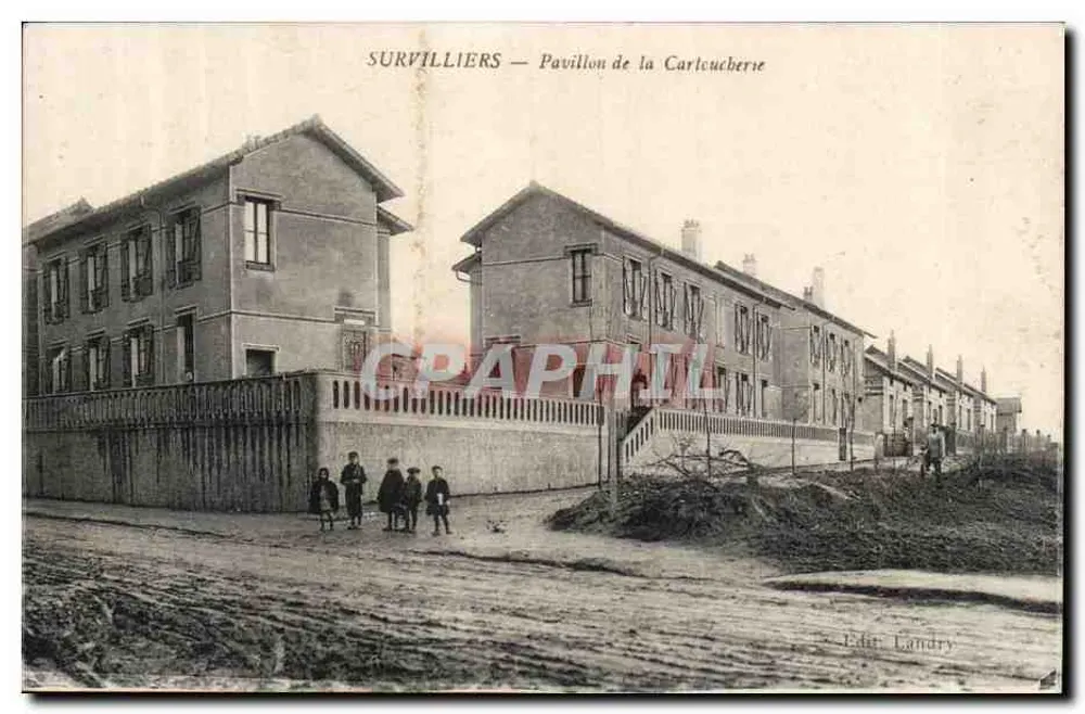 SURVILLIERS — Pavillon de la Cartoucherie — Edit. Landry - Vorderseite
