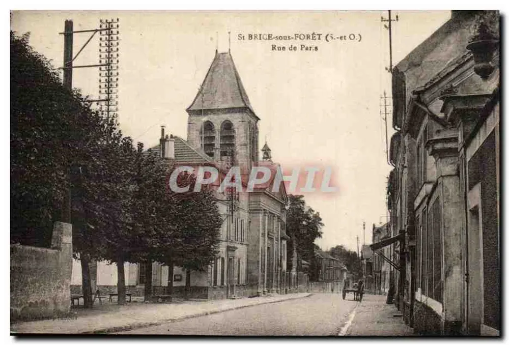 Saint Brice-sous-Forêt — Rue de Paris — editor não identificado - Frente