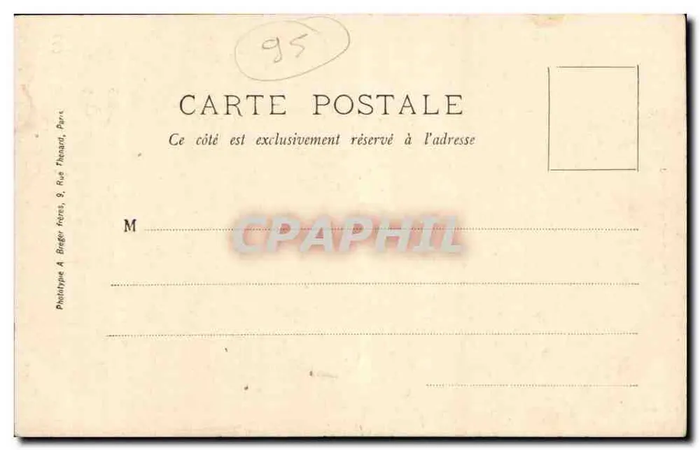 Pierrefitte — A Igreja — Fototipia A. Bréger, Paris - Verso