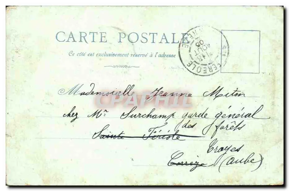 Louis XVII, Dauphin — Versailles — Gérardin, Verlag — Nr. 25 - Rückseite