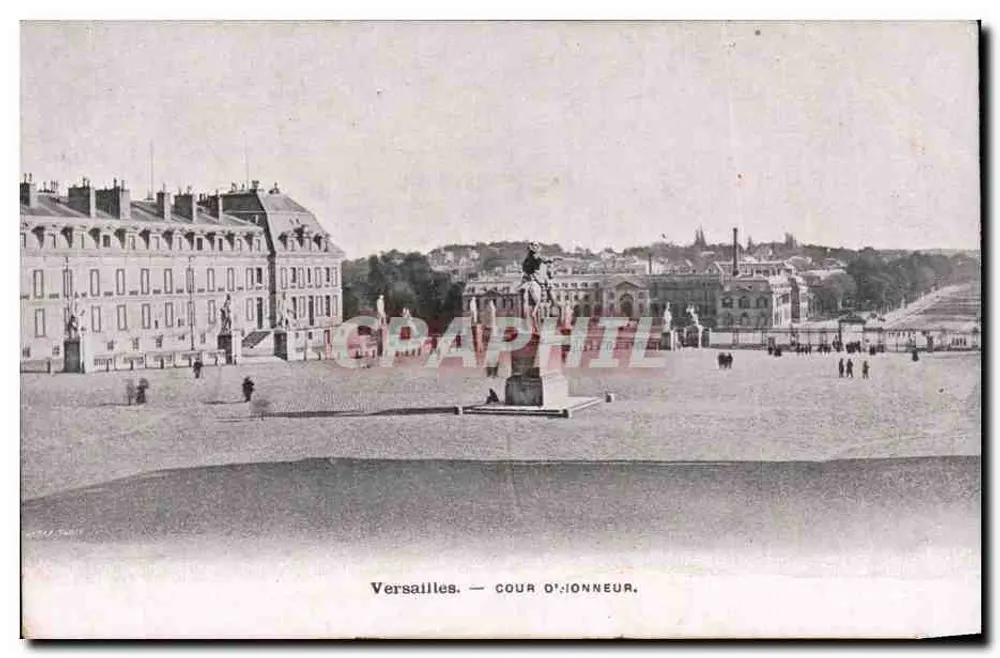 Versailles — Cour d'Honneur — Graphphil - Frente