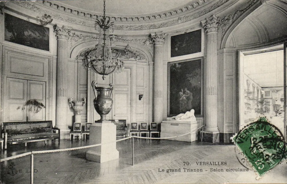 Versailles — O grande Trianon – Salão circular — E.L.D. n°79 - Frente