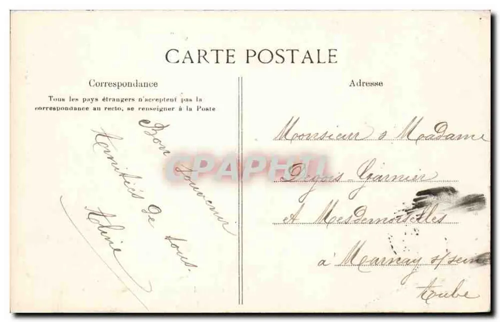 Versailles — O grande Trianon – Salão circular — E.L.D. n°79 - Verso