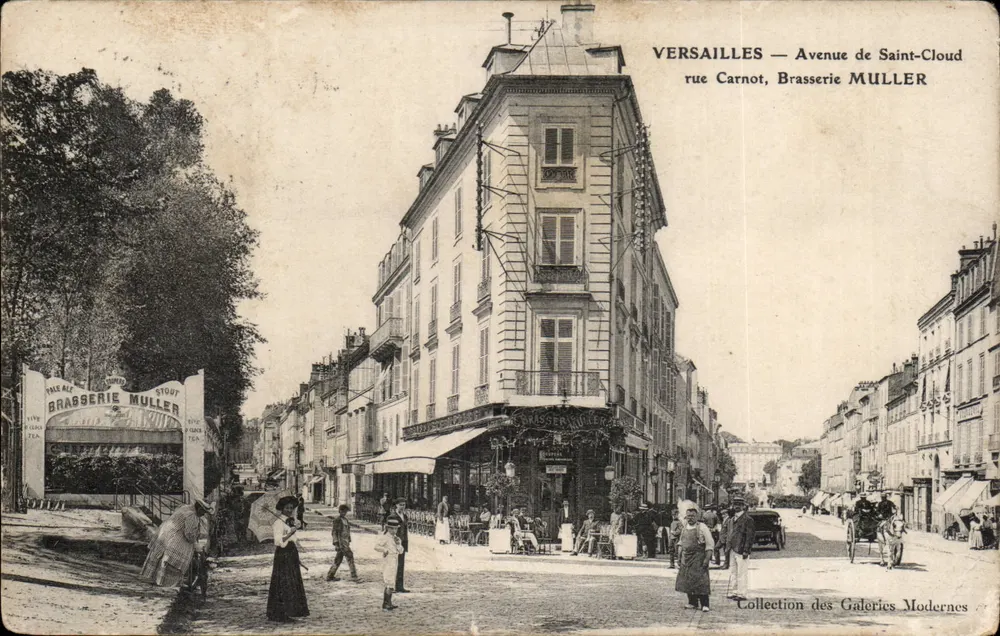 Versailles — Avenue de Saint-Cloud — Brasserie Muller - Vorderseite