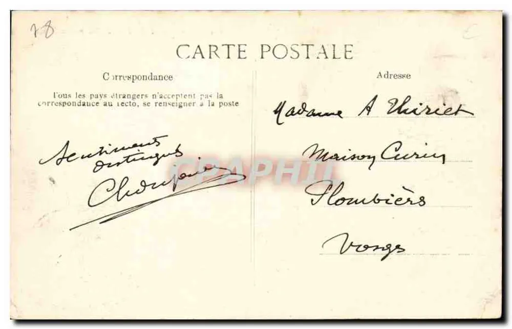 Versailles — Igreja Nossa Senhora — Editor Byrrh, n°147 - Verso