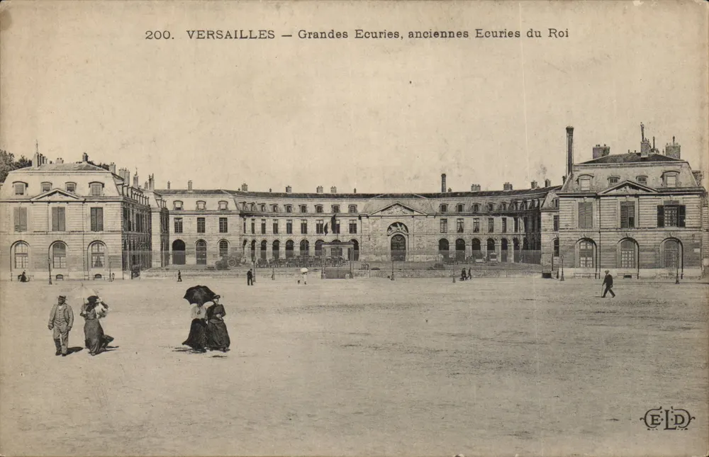 Versailles — Grandes Ecuries, ehemalige Ecuries des Königs — ELD - Vorderseite