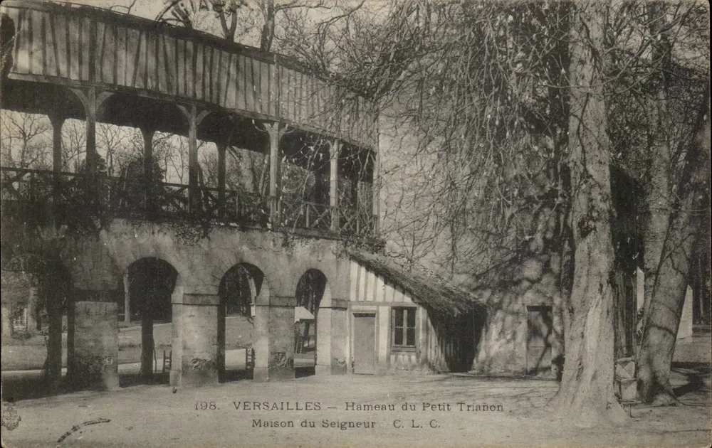 Versailles — Dorf des Petit Trianon. Herrenhaus — C. L. C. n°198 - Vorderseite