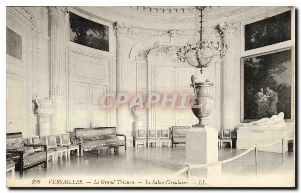 Versailles — O Grand Trianon — O Salão Circular — LL. n° 206 - Frente
