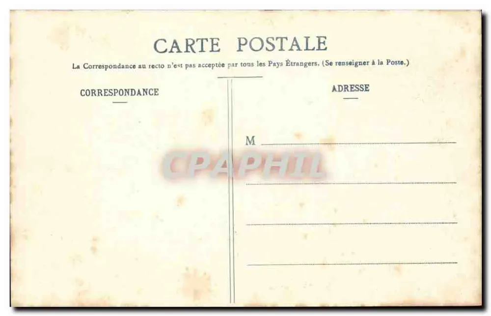 Parque de Versalhes - Panorama — editora não identificada, número de série não visível - Verso