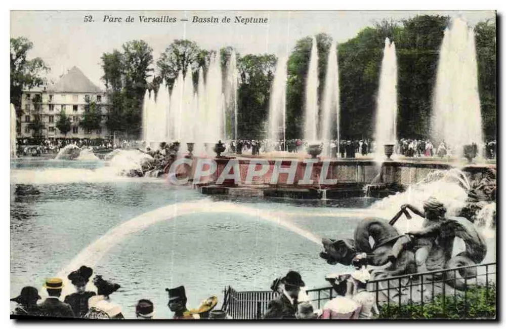 Parque de Versalhes — Bassin de Netuno - Frente