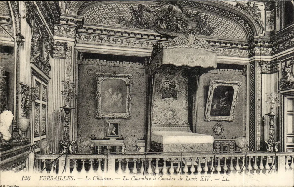 Versailles — Das Schloss — Das Schlafzimmer von Ludwig XIV — LL. — Nr. 126 - Vorderseite