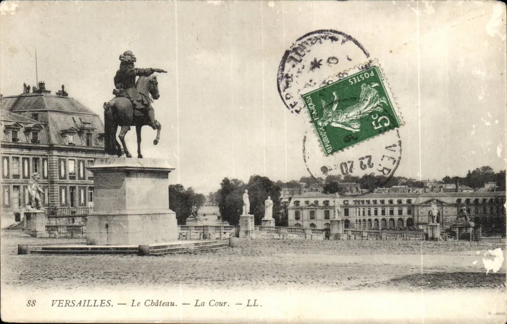 Versailles — O Castelo — A Corte — LL. — Editor LL, n° 88 - Frente