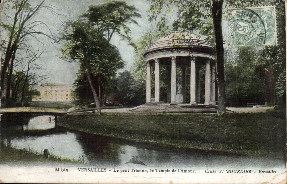 Versailles - O pequeno Trianon, o Templo do Amor — Cliché A. BOURDIER - Versailles, n° 94 bis - Frente