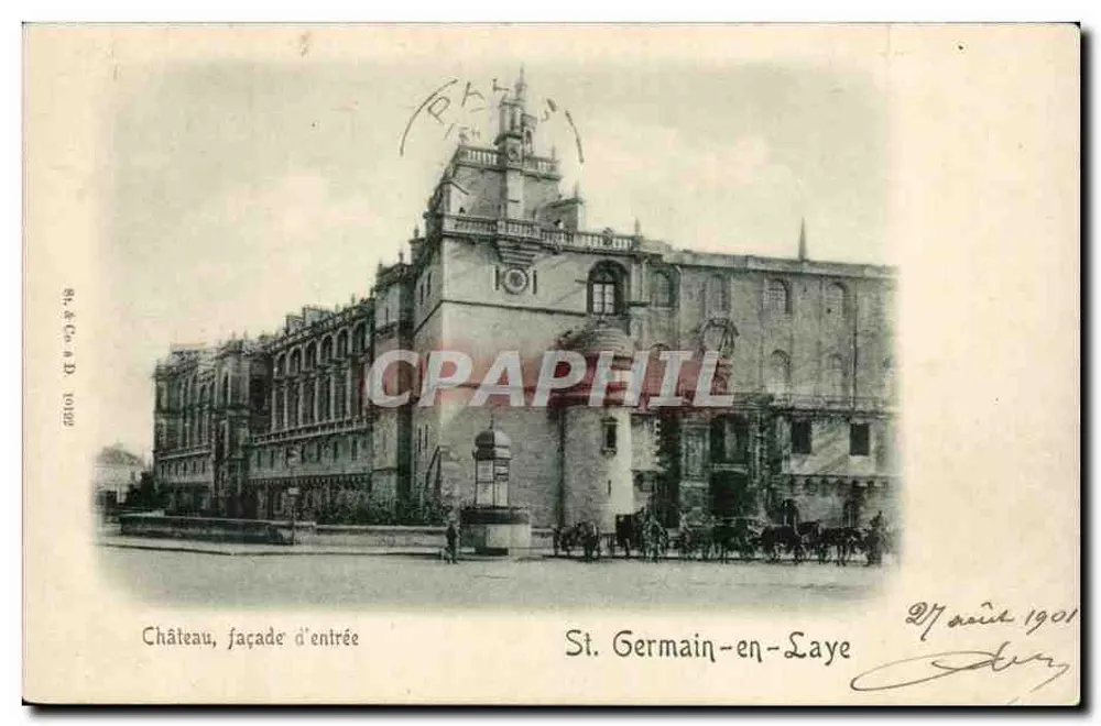 Château, façade d'entrée — St. Germain-en-Laye — éditeur St. Co. n° 1012 - Frente