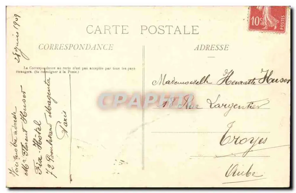 Abadia dos Vaux de Cernay — Vale de Chevreuse (S.-et-O.) — Gautrot, editor, Chevreuse - Verso