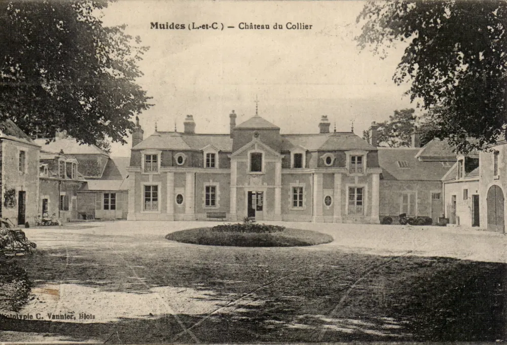 Muides (Loir-et-Cher) — Castelo do Collier — Fototipia C. Vannler, Blois - Frente