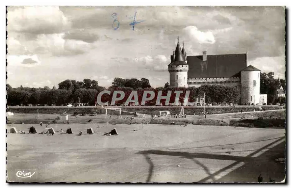 Sully-sur-Loire — Het kasteel en de strand — Fotografie van Cim - Voorkant