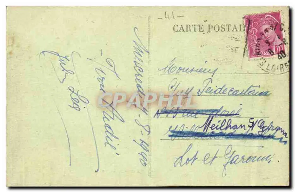 Saint-Aignan — Escola superior de meninos — Raynal, editor - Verso