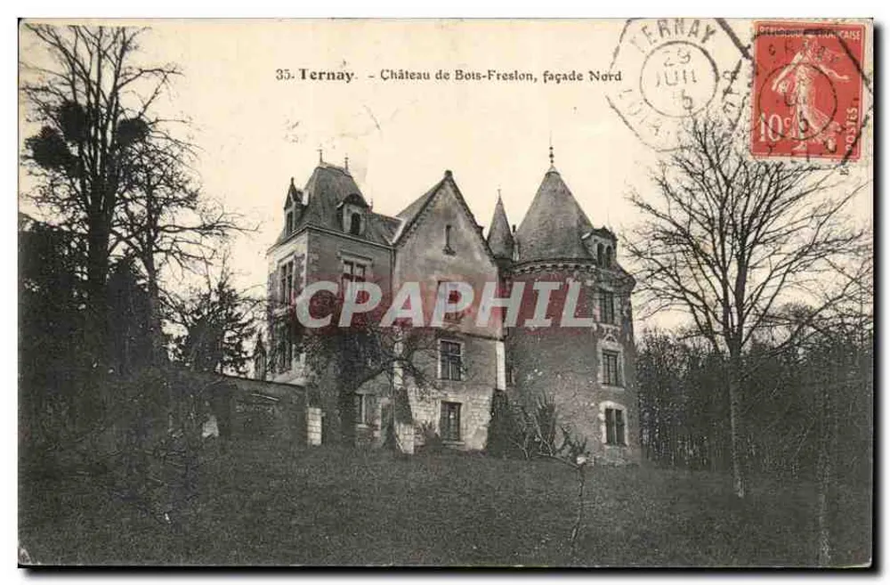 Ternay - Schloss Bots-Freslon, Nordfassade — n° 35 - Vorderseite