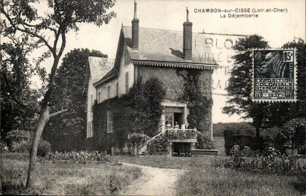 Chambon-sur-Cisse (Loir-et-Cher) — La Déjemberle — Exposição Colonial - Frente