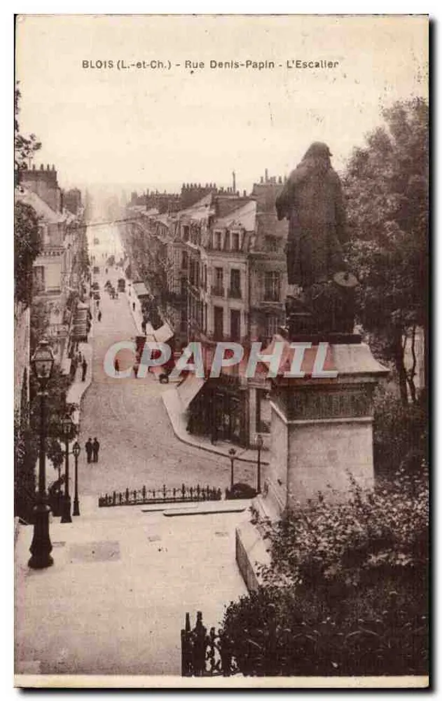 Blois (Loir-et-Cher) - Rue Denis-Papin - A Escada - Frente