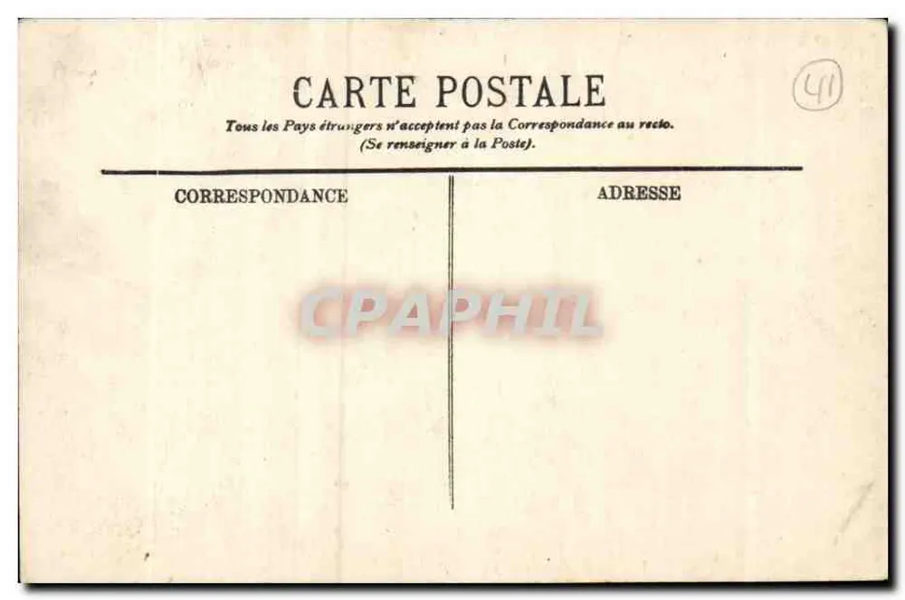 Blois — A Rue Denis-Papin — LL. — n°121 - Verso