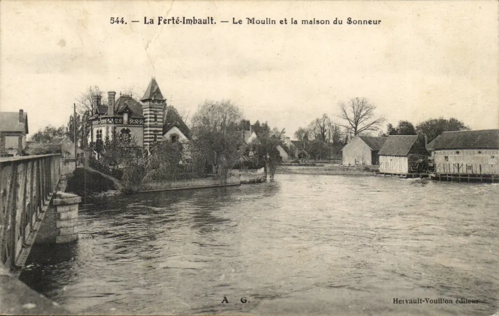 La Ferté-Imbault — Das Mühle und das Haus des Sonneur — Verlag Hervault-Vouillon, Nr. 544 - Vorderseite
