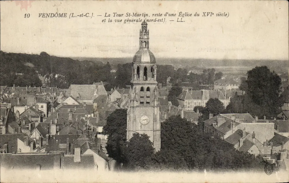 VENDÔME (L.-et-C.) — La Tour Saint-Martin, Reste einer Kirche des 16. Jahrhunderts — allgemeiner Blick (nordöstlich) — LL. - Vorderseite