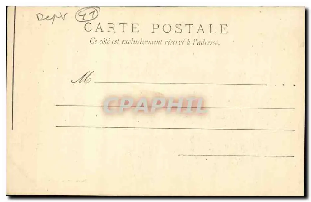 Le Loin perto de Montoire — vista do lago com canoa — E. Lebert, Edit. - Verso