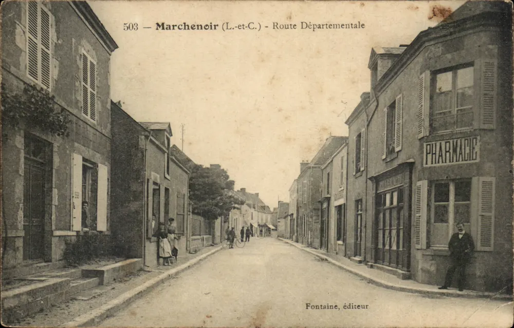 Marchenoir (L.-et-C.) — Droga Krajowa — Fontaine, wydawca - Awers