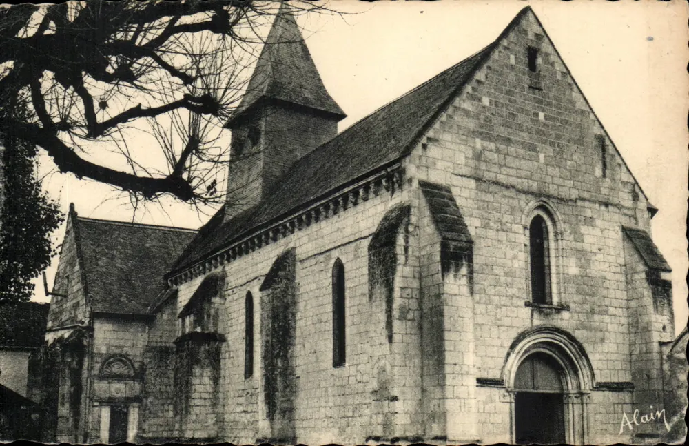 Noyers-sur-Cher — Die Kirche aus dem 14. Jahrhundert — Alain - Vorderseite
