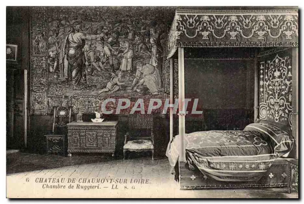 Zimmer von Ruggieri — Schloss Chaumont-sur-Loire — Lévy Fil & Cie, Paris - Vorderseite