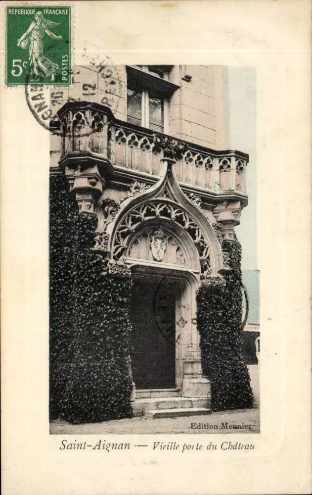 Saint-Aignan — Alte Tor des Schlosses — Edition Mennier - Vorderseite