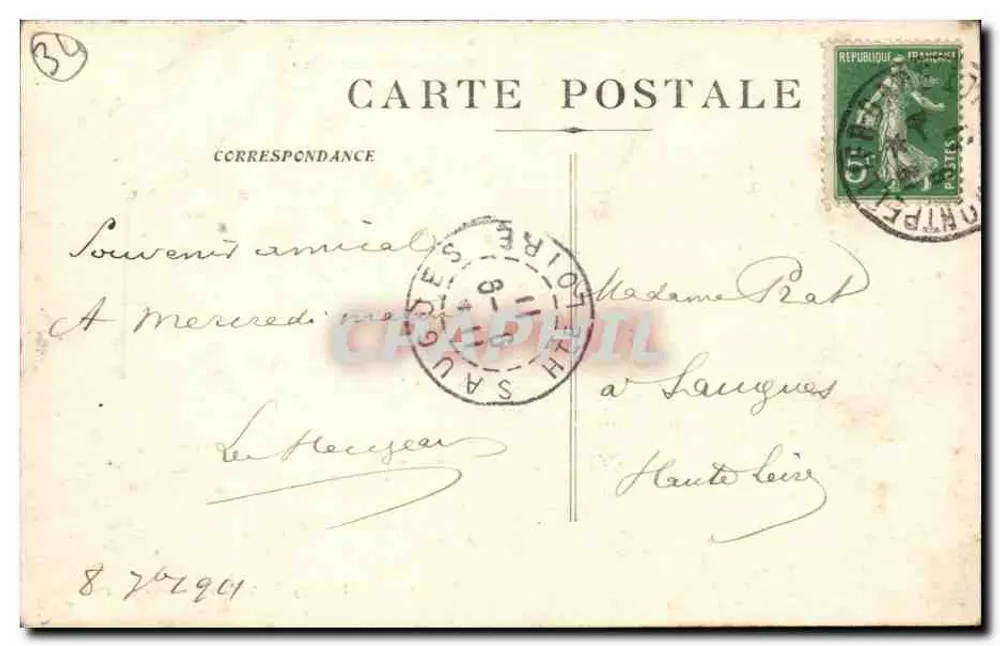 Palavas-les-Flots — Ulica Châleis. Prawy brzeg — Fototypia A. Bardon, Spółki - Rewers
