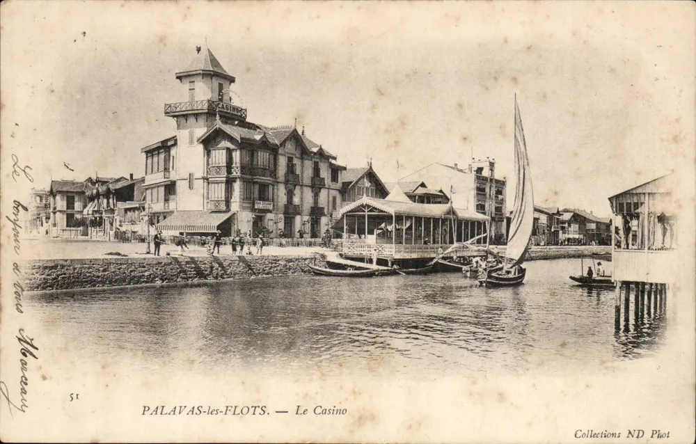 PALAVAS-les-FLOTS — O Casino — Coleção ND Phot - Frente