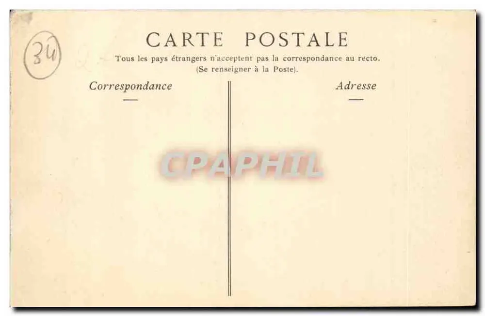 Palavas-les-Flots — Os Chalets e a Praia — Coleções ND Fot, n°58 - Verso