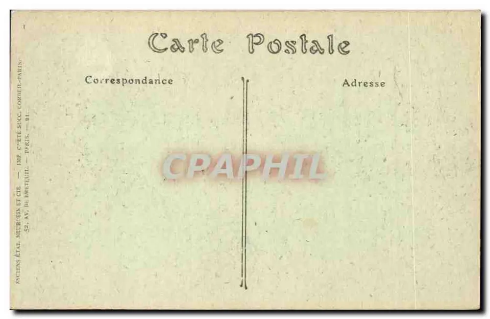 Palavas-les-Flots — Ansicht der Châleis, linken Ufer, vom Jetée aus — JND Phot. - Rückseite