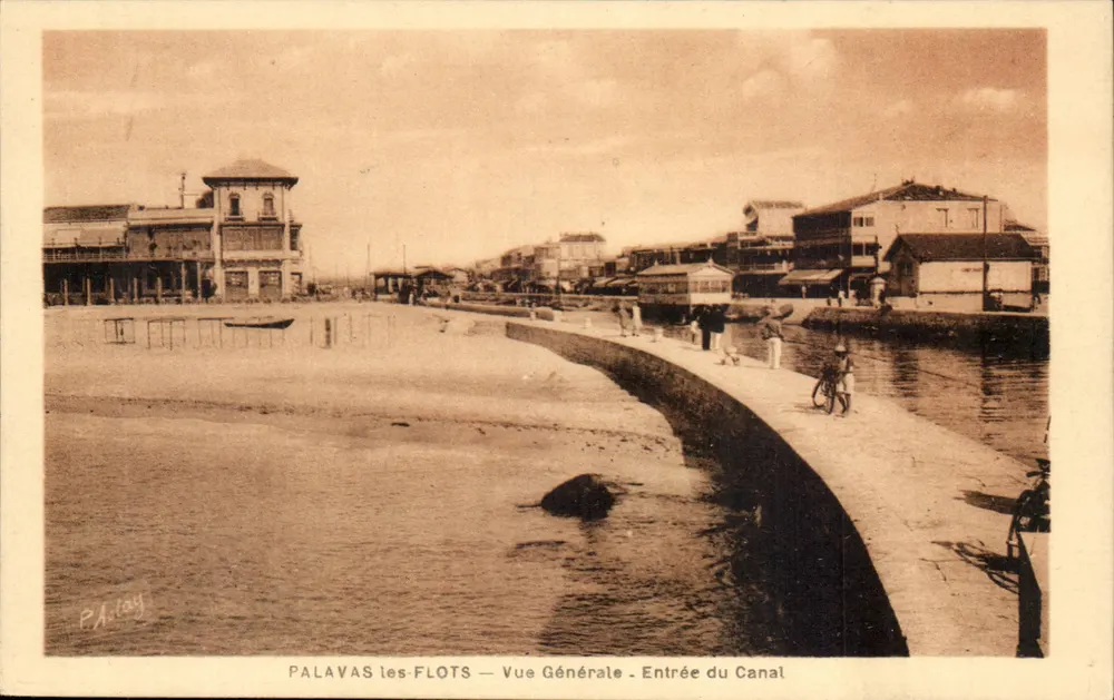 Palavas-les-Flots — Allgemeiner Blick — Eingang zum Kanal — Paul Aslay - Vorderseite
