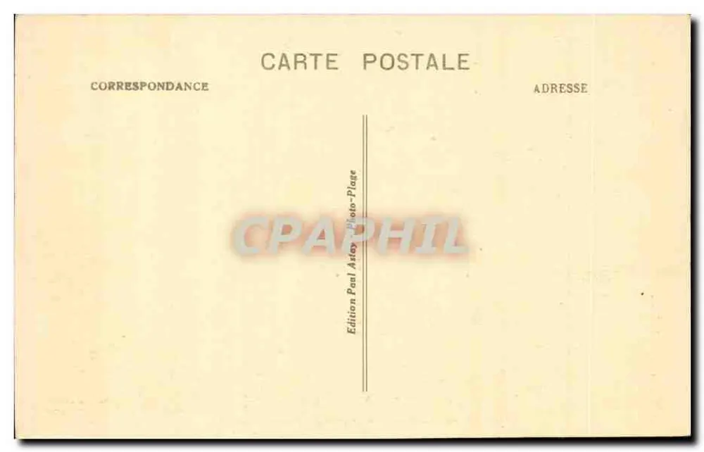 Palavas-les-Flots — Allgemeiner Blick — Eingang zum Kanal — Paul Aslay - Rückseite