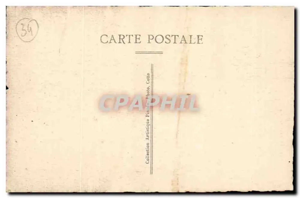 Cetto — Zwei Segelschiffe — Collection Artistique Pimade, Cetto - Rückseite